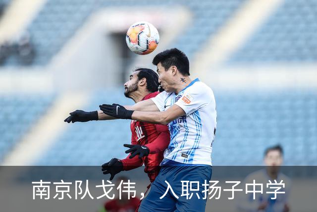 南京队戈伟，入职扬子中学